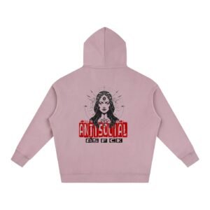 oversize fleeced hoodie